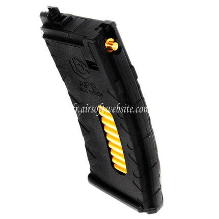 APS 36 Billes Polymère Gaz Chargeur Convient pour APS Xtreme GBox Série M4 GBB Fusil Airsoft Noir