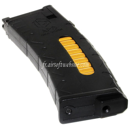 APS 36 Billes Polymère Gaz Chargeur Convient pour APS Xtreme GBox Série M4 GBB Fusil Airsoft Noir