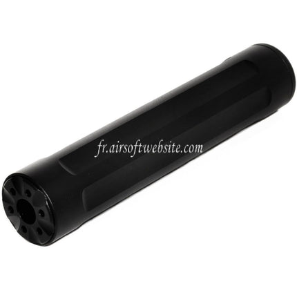 5KU 157mm Barrel Extension Mock Silencer Fits -14mm CCW Counter Clockwise Action Army AAP-01 Series GBB Airsoft Pistol Black