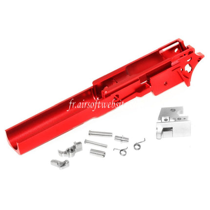 5KU CNC Aluminum Milieu Châssis Type-1 2011 Convient pour Tokyo Marui Hi-Capa Série GBB Pistolet Airsoft