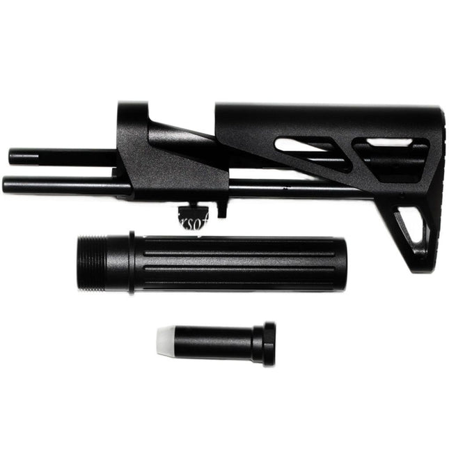 5KU 5-Position MDX Rétractable CQB Crosse Convient pour VFC GHK WA M4 Série GBB Fusil Airsoft Noir