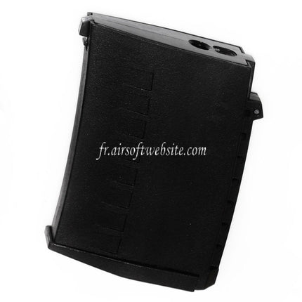 CYMA 100 Billes Polymère Mid-Cap Chargeur Convient pour Real Sword RS / S&T / CYMA / Tokyo Marui SVD Dragunov Série AEG Sniper Fusil Airsoft Noir