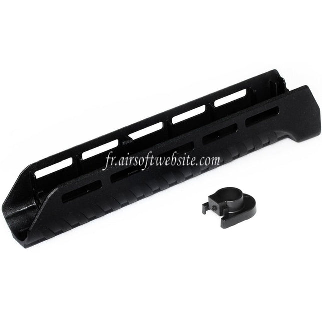 CYMA 265mm Polymère ZHUKOV Style AKM M-LOK Bas Garde-Main System Convient pour CYMA AK Série AEG Fusil Airsoft Noir