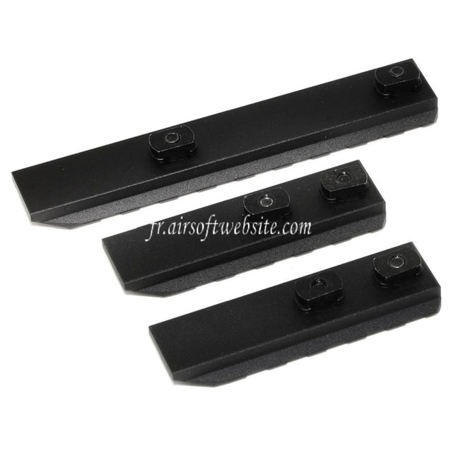 CYMA 3pièces Rail Section Set (9-Slots x1 , 5-Slots x2) Convient pour M-Lok System