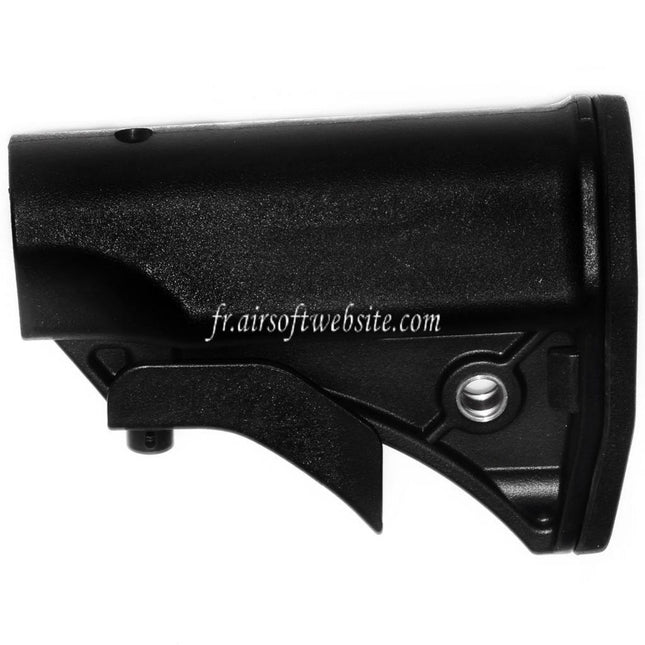 CYMA LWRCI Style Compact Rétractable Crosse Convient pour M4 M16 CYMA CM041H MP5 AEG Fusil Airsoft Noir