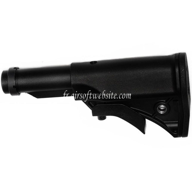 CYMA LWRCI Style Compact Rétractable Crosse avec Crosse Tube Convient pour Platinum Série MP5 AEG Fusil Airsoft Noir