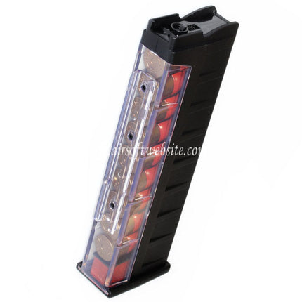 CYMA 100 Billes Mid-Cap Chargeur Convient pour EMG SGR-12 CYMA CM102 Série AEG Shotgun Airsoft Noir