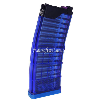CYMA Lancer Systems L5AWM 300BLACKOUT 30 Billes Gaz Chargeur Convient pour CYMA CGS Tokyo Marui M4 M16 Série MWS GBB Fusil Airsoft