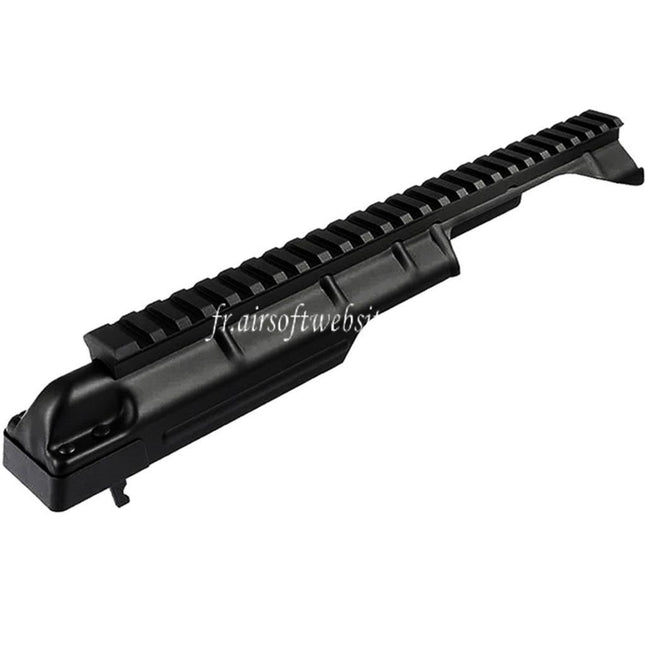 CYMA 297mm Top Rail Haut Boîtier Couverture Convient pour CYMA Tokyo Marui SVD Série AEG Fusil Airsoft Noir