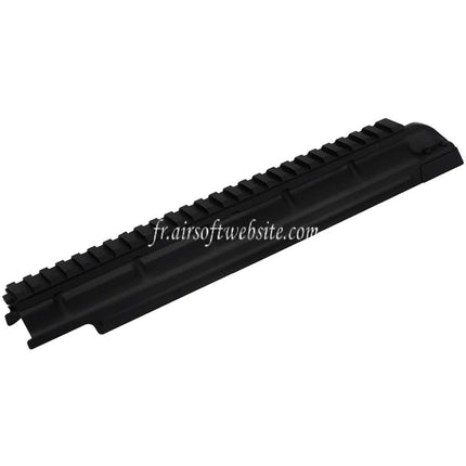 CYMA 297mm Top Rail Haut Boîtier Couverture Convient pour CYMA Tokyo Marui SVD Série AEG Fusil Airsoft Noir