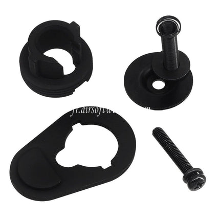 APS Métal Pliable Crosse Adaptateur Convient pour APS PER EMG GBox M4 Série GBB Fusil Airsoft Noir