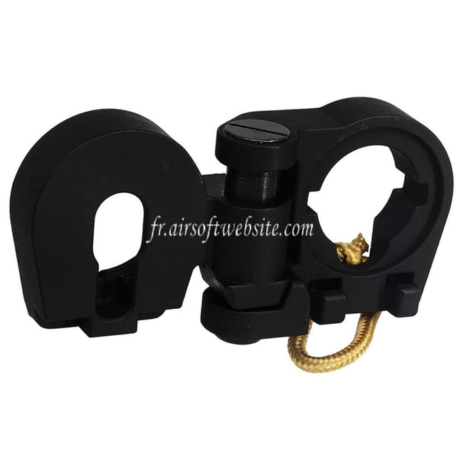 APS Métal Pliable Crosse Adaptateur Convient pour APS Tokyo Marui M4 Série AEG Fusil Airsoft Noir