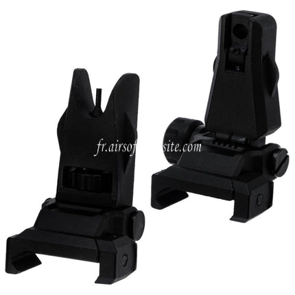 APS New Hawk Rabattable Guidon Hausse Convient pour 20mm 1913 Picatinny Rail M4 M16 AEG Fusil Airsoft