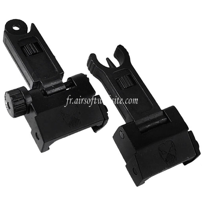 APS New Phantom Rabattable Guidon Hausse Convient pour 20mm 1913 Picatinny Rail M4 M16 AEG Fusil Airsoft