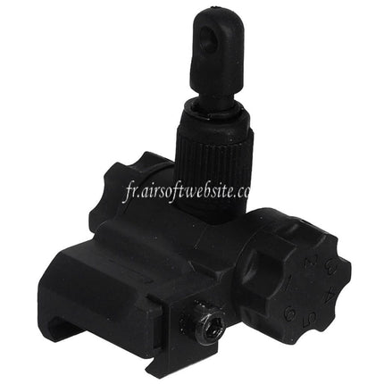 CYMA Kunststoff SCAR klappbare Visierung passt für 20mm 1913 Picatinny Schiene AEG Airsoft Gewehr