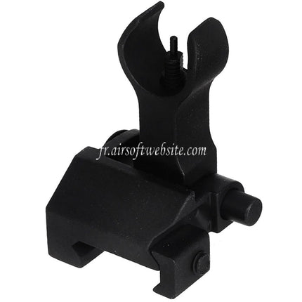 CYMA Klappvisier aus Metall, passend für 20 mm 1913 Picatinny-Schiene M4 M16 AEG Airsoft-Gewehr