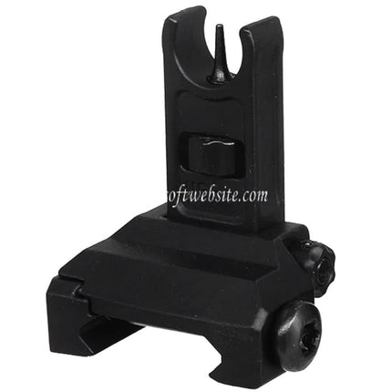 CYMA Metall klappbare Spike-Visiere passend für 20mm 1913 Picatinny Schiene M4 M16 AEG Airsoft Gewehr