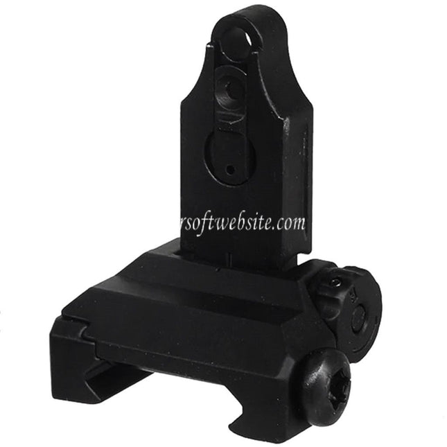 CYMA Métal Spikes Rabattable Hausse Convient pour 20mm 1913 Picatinny Rail M4 M16 AEG Fusil Airsoft