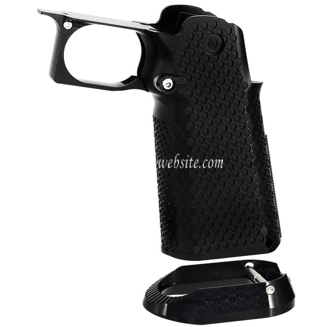 5KU CNC Aluminum Pistolet Poignée Le Châssis Ensemble Infinity Style Type-1 Convient pour Tokyo Marui Hi-Capa 5.1 4.3 Série GBB Pistolet Airsoft