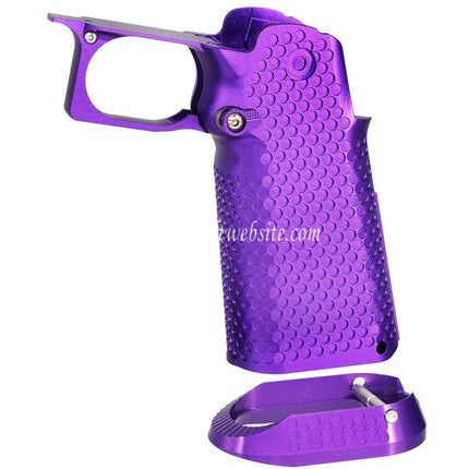 5KU CNC Aluminum Pistolet Poignée Le Châssis Ensemble Infinity Style Type-1 Convient pour Tokyo Marui Hi-Capa 5.1 4.3 Série GBB Pistolet Airsoft