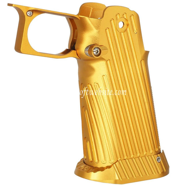 5KU CNC Aluminum Poignée Type-2 Convient pour Tokyo Marui Hi-Capa 5.1 4.3 Série GBB Pistolets Airsoft