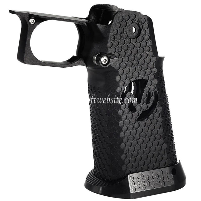 5KU CNC Aluminum Pistolet Poignée Le Châssis Ensemble Infinity Style Type-3 Convient pour Tokyo Marui Hi-Capa 5.1 4.3 Série GBB Pistolet Airsoft