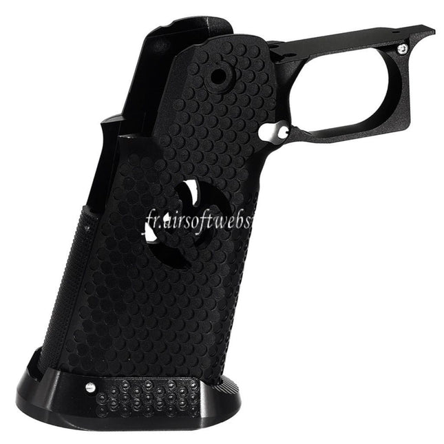 5KU CNC Aluminum Pistolet Poignée Le Châssis Ensemble Infinity Style Type-3 Convient pour Tokyo Marui Hi-Capa 5.1 4.3 Série GBB Pistolet Airsoft