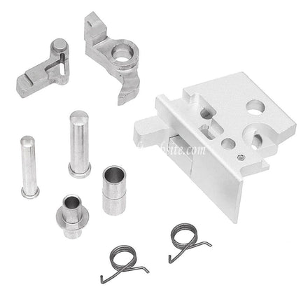 5KU CNC Aluminium Matrix Style Glissière et Milieu Châssis Set Convient pour Tokyo Marui Hi-Capa Série GBB Pistolet Airsoft