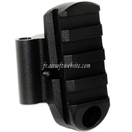 5KU 20mm Picatinny M1913 Schiene Schaftbasis Passend für Tokyo Marui SAIGA-12K Serie GBB Schrotflinten Airsoft Schwarz