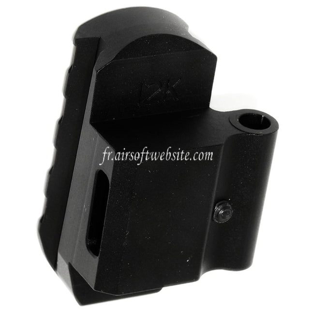 5KU 20mm Picatinny M1913 Rail Crosse Base Convient pour Tokyo Marui SAIGA-12K Série GBB Shotguns Airsoft Noir