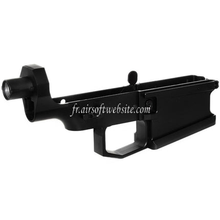 CYMA Bas Métal Boîtier Convient pour CYMA Platinum CM098 SR25 QBS Série AEG Fusil Airsoft Noir