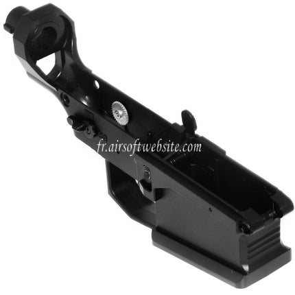 CYMA Bas Métal Boîtier Convient pour CYMA Platinum CM098 SR25 QBS Série AEG Fusil Airsoft Noir