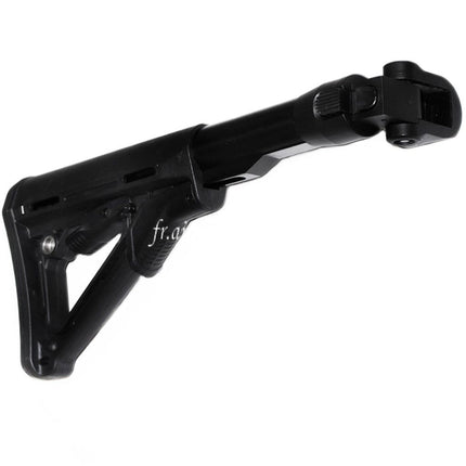 CYMA 6-Positions CTR Style Rétractable Pliable Crosse Convient pour CYMA CM076 AK74 Série AEG Fusil Airsoft Noir
