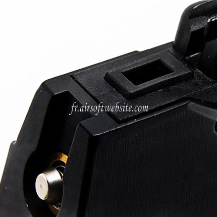 Action Army 350 Schuss Schnelllade Gas Trommelmagazin Passend für AAP-01 EMG SAI BLU E&C APS ARMY BELL UMAREX Elite Force VFC AW WE Tokyo Marui G17 G18C G-Serie GBB Airsoft Pistole