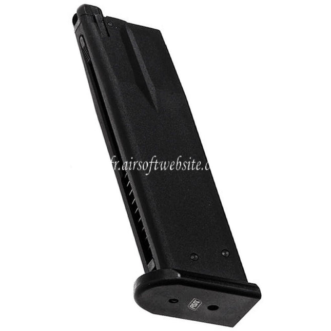 ASG 24 Billes Gaz Chargeur Convient pour ASG B&T USW A1 CZ-75 SP-01 Shadow 2 Série GBB Pistolet Airsoft Noir