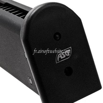 ASG 24 Billes Gaz Chargeur Convient pour ASG B&T USW A1 CZ-75 SP-01 Shadow 2 Série GBB Pistolet Airsoft Noir