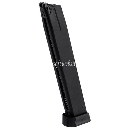 ASG 50 Billes Gaz Chargeur Convient pour ASG B&T USW A1 CZ-75 SP-01 Shadow 2 Série GBB Pistolet Airsoft Noir