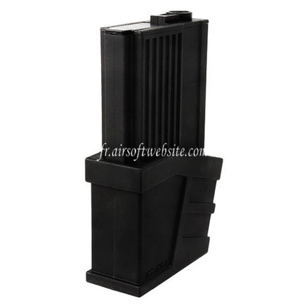 CSI AIRSOFT 225 Kugeln Polymer Hi-Cap Magazin Passend für CSI XR-5 Serie AEG Gewehr Schwarz