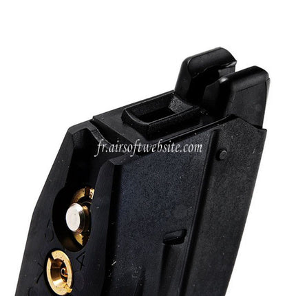 VFC 25 BB Gas Magazin Passend für Cybergun FN Herstal FNS-9 Serie GBB Airsoft Pistole Schwarz
