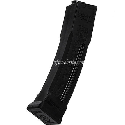 G&G 130 Schuss Mid-Cap Magazin Passend für G&G PCC45 MXC9 Serie AEG SMG Airsoft Gewehr Schwarz