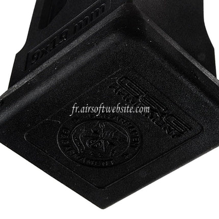 G&G 130 Schuss Mid-Cap Magazin Passend für G&G PCC45 MXC9 Serie AEG SMG Airsoft Gewehr Schwarz