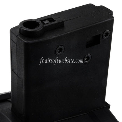 G&G 2300 Billes Polymère Chargeur Tambour Convient pour G&G M4 M16 Série AEG Fusil Airsoft Noir