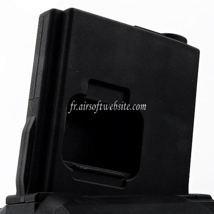 G&G 2300 Billes Polymère Chargeur Tambour Convient pour G&G M4 M16 Série AEG Fusil Airsoft Noir
