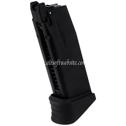 ICS 17 Billes Gaz Chargeur Court Type Convient pour ICS BLE-XPD BLE-XMK Compact Série GBB Pistolet Airsoft Noir