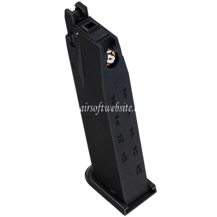 ICS 23 Schuss Gas Magazin Passend für ICS BLE-XMK Serie GBB Airsoft Pistole Schwarz