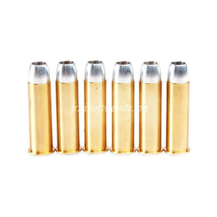 King Arms 6er Set Metallhülsen passend für King Arms Peacemaker SAA .45 Revolver Serie Airsoft Pistole