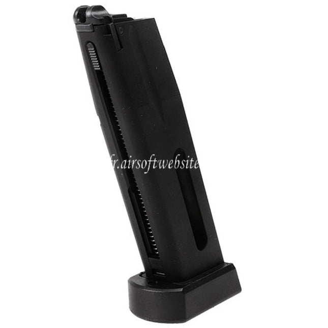 KJ Works 17 Billes Co2 Chargeur (4.5mm BB) Convient pour KJ Works KP-09 CZ75 Série GBB Pistolet Airsoft Noir