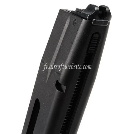 KJ Works 17 Billes Co2 Chargeur (4.5mm BB) Convient pour KJ Works KP-09 CZ75 Série GBB Pistolet Airsoft Noir