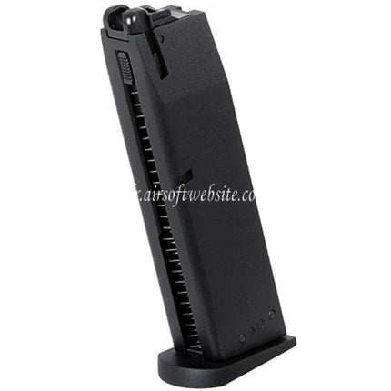 KJ WORKS 25 Billes Gaz Chargeure Convient pour KJ SRC Tokyo Marui WE M9 Série GBB Pistolet Airsoft Noir