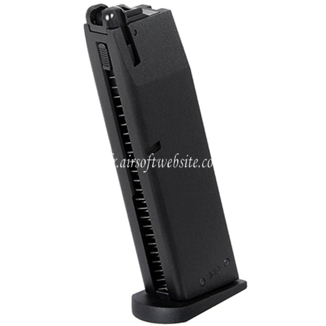 KJ WORKS 25 Billes Gaz Chargeure Convient pour KJ SRC Tokyo Marui WE M9 Série GBB Pistolet Airsoft Noir